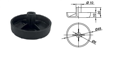 Foot E12311019 / H-10 / D-48 - Image 3