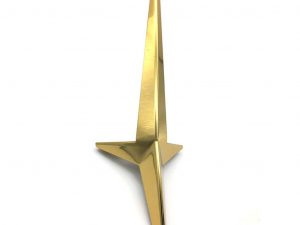 D001 15G Picior Colt  H=15cm GOLD