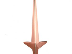 D001 15RG Picior Colt  H=15cm ROSE-GOLD